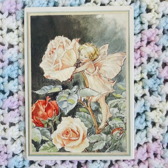 Porcelain Rose Fairy Card 💐 - Picture 1 of 5